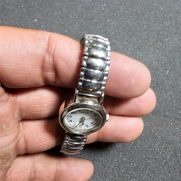 Pulsar By Seiko Ladies Quartz Watch Silver Tone White Dial Working V811-3020 - Picture 5 of 9